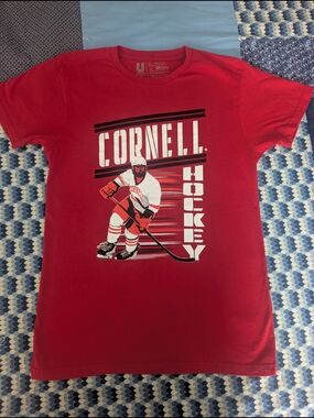 Hockey Red Short Sleeve Tee